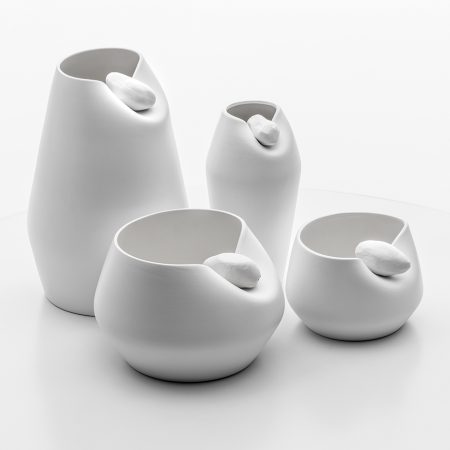 Vaso Scultura in ceramica BACIO