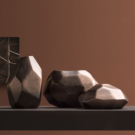 Vaso scultura in ceramica SFACE