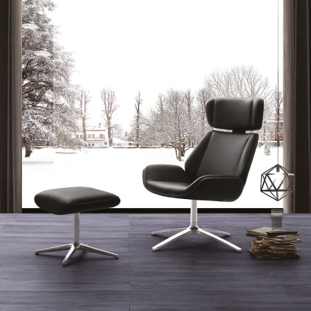 Poltrona Sigmund + Pouf