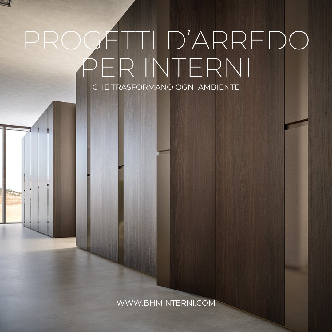 Progetti d’arredo per interni che trasformano ogni ambiente