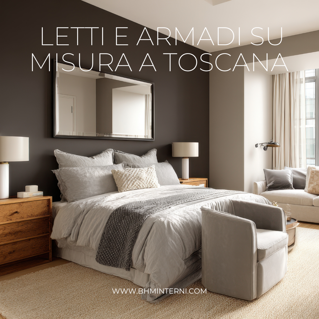 Letti e armadi su misura a Toscana per ambienti funzionali